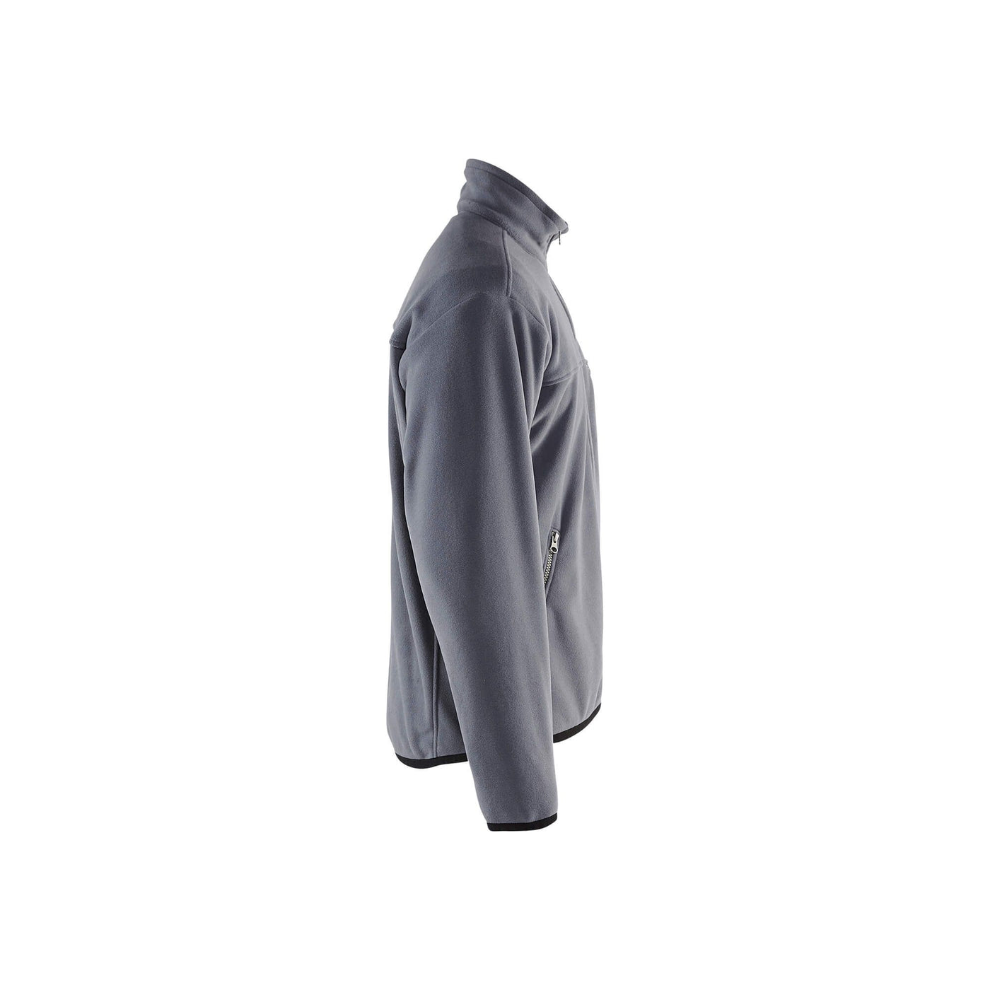 Blaklader 48302510 Workwear Fleece Jacket Grey Right #colour_grey