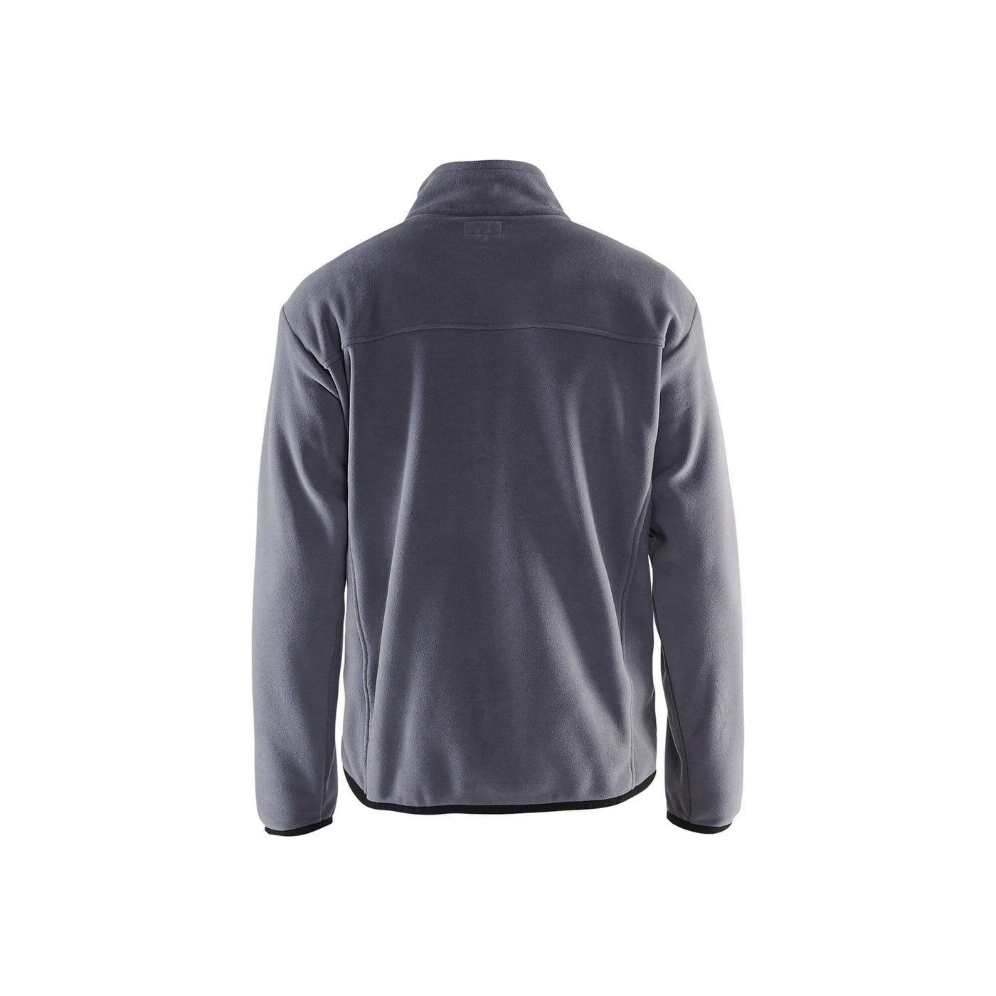 Blaklader 48302510 Workwear Fleece Jacket Grey Rear #colour_grey