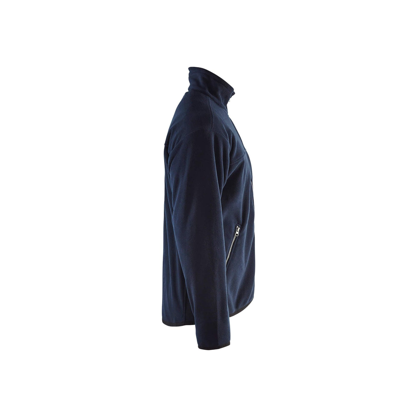 Blaklader 48302510 Workwear Fleece Jacket Navy Blue Right #colour_navy-blue