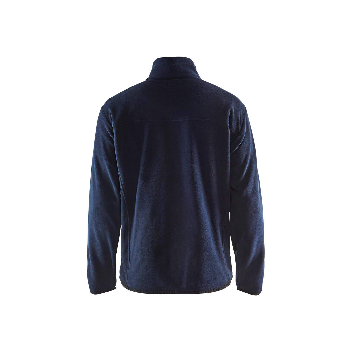 Blaklader 48302510 Workwear Fleece Jacket Navy Blue Rear #colour_navy-blue