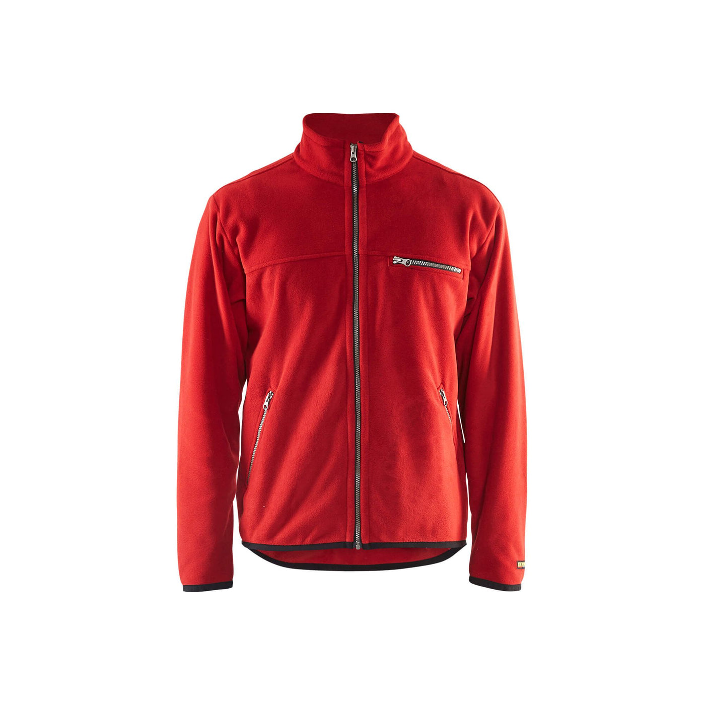Blaklader 48302510 Workwear Fleece Jacket Red Main #colour_red