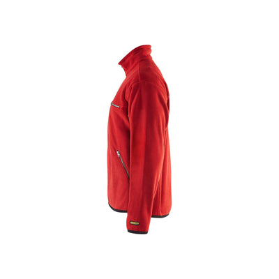 Blaklader 48302510 Workwear Fleece Jacket Red Left #colour_red