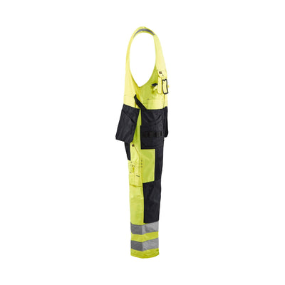 Blaklader 26531804 Workwear Hi-Vis Overalls Yellow/Black Right #colour_yellow-black