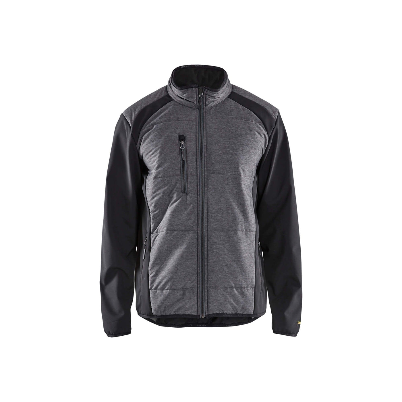 Blaklader 49291911 Workwear Hybrid Jacket Black/Dark Grey Main #colour_black-dark-grey