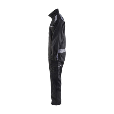 Blaklader 60541210 Workwear Industry Overalls Black/Grey Left #colour_black-grey