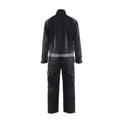 Blaklader 60541210 Workwear Industry Overalls Black/Grey Rear #colour_black-grey