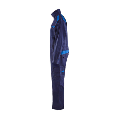 Blaklader 60541210 Workwear Industry Overalls Navy Blue/Royal Blue Left #colour_navy-blue-royal-blue