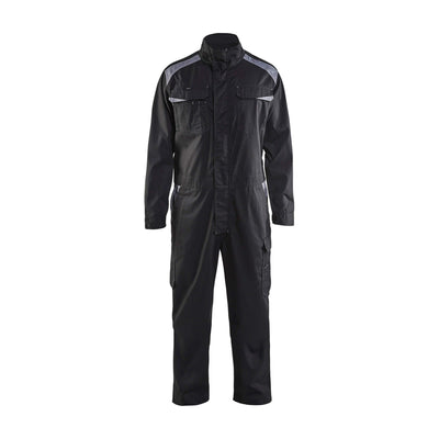 Blaklader 60541800 Workwear Industry Overalls Black/Grey Main #colour_black-grey