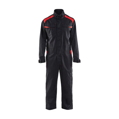 Blaklader 60541800 Workwear Industry Overalls Black/Red Main #colour_black-red