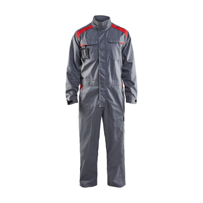 Blaklader 60541800 Workwear Industry Overalls Grey/Red Main #colour_grey-red
