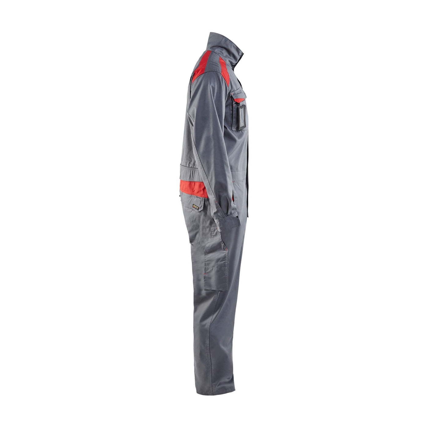 Blaklader 60541800 Workwear Industry Overalls Grey/Red Right #colour_grey-red