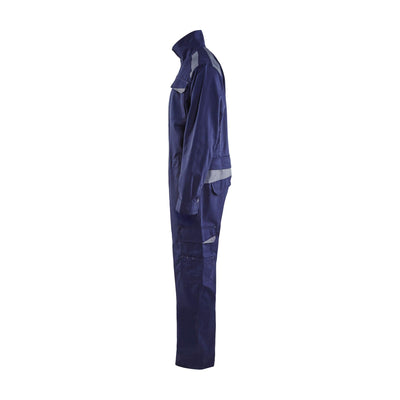 Blaklader 60541800 Workwear Industry Overalls Navy Blue/Grey Left #colour_navy-blue-grey
