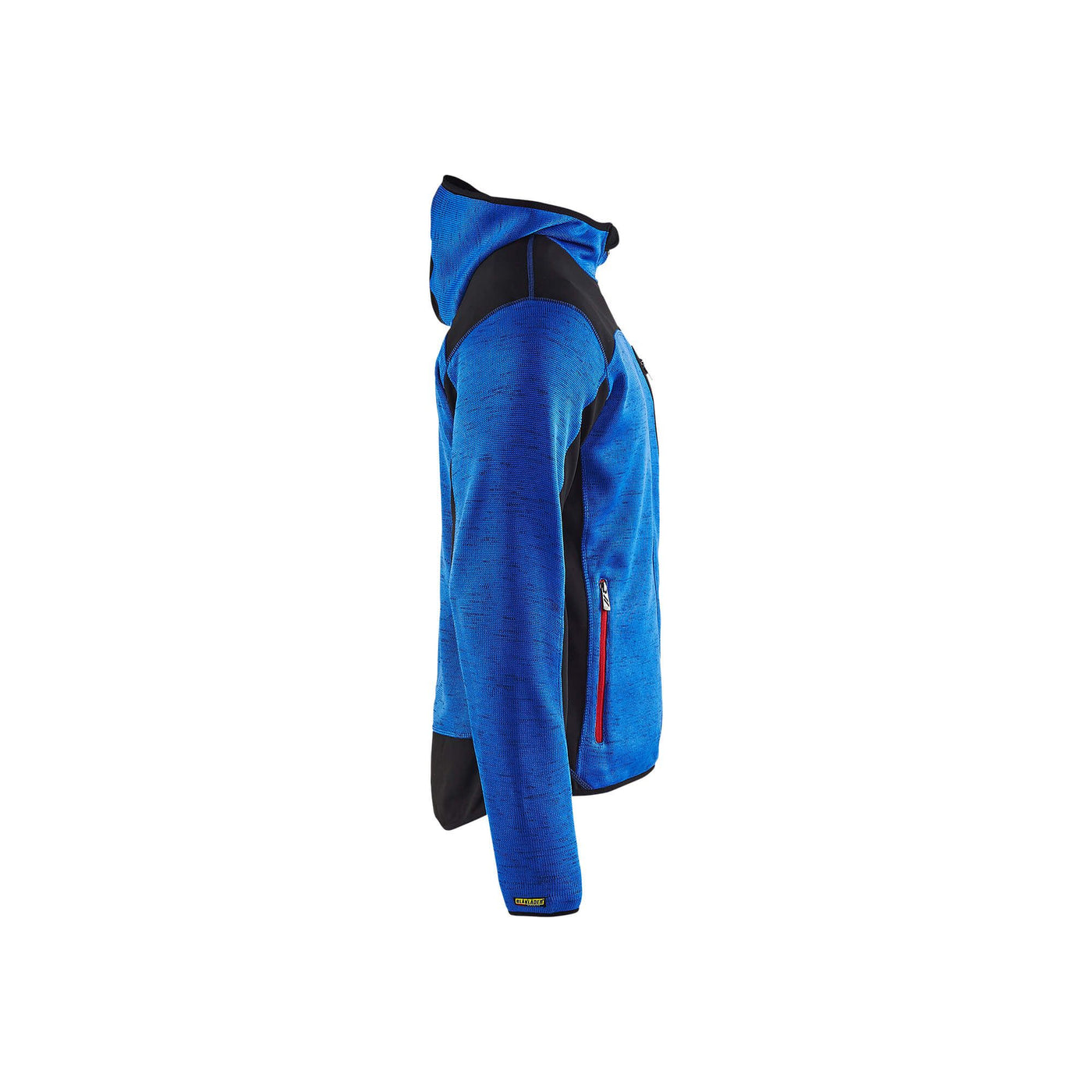 Blaklader 49302117 Workwear Knitted Jacket Cornflower Blue/Black Right #colour_cornflower-blue-black