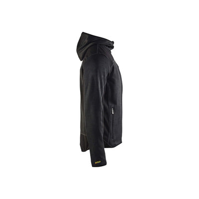 Blaklader 49302117 Workwear Knitted Jacket Dark Grey/Black Right #colour_dark-grey-black