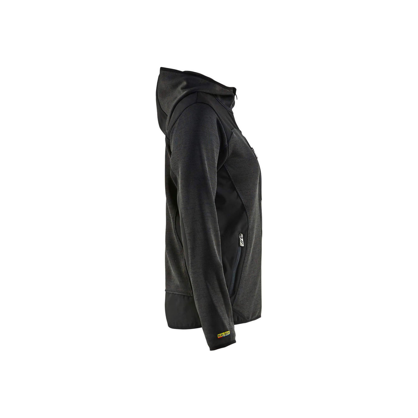 Blaklader 49312117 Workwear Knitted Jacket Dark Grey/Black Right #colour_dark-grey-black