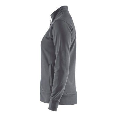 Blaklader 33721158 Workwear Ladies Sweatshirt Dark Grey Left #colour_dark-grey