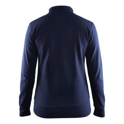 Blaklader 33721158 Workwear Ladies Sweatshirt Navy Blue Rear #colour_navy-blue