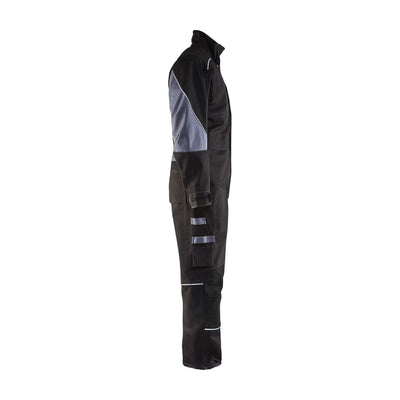 Blaklader 60611516 Workwear Overalls Flame-Retardant Black/Grey Right #colour_black-grey