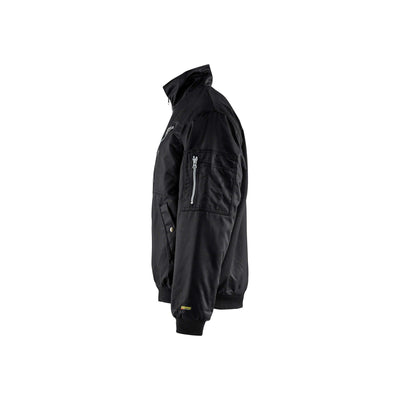 Blaklader 48051900 Workwear Pilot Jacket Black Left #colour_black