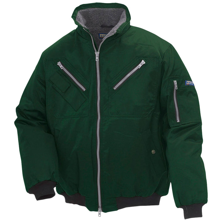 Blaklader 48051900 Workwear Pilot Jacket Green Main #colour_green