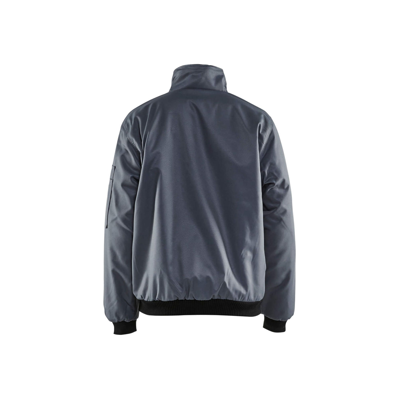 Blaklader 48051900 Workwear Pilot Jacket Grey Rear #colour_grey