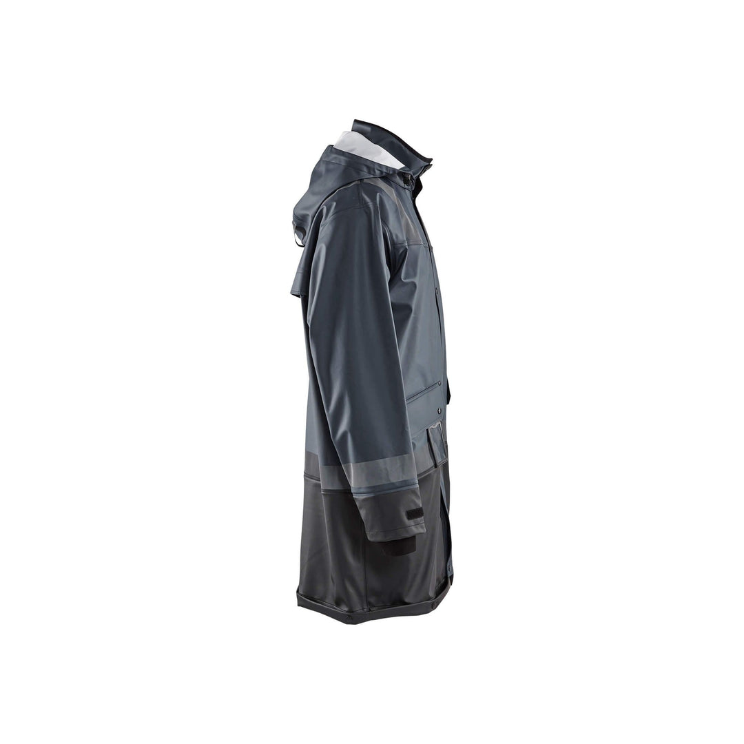 Blaklader 43212003 Workwear Rain Jacket Dark Grey/Black Right #colour_dark-grey-black