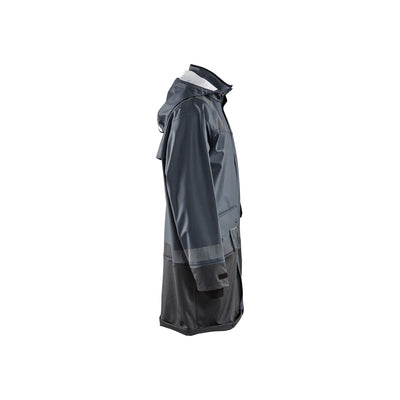 Blaklader 43212003 Workwear Rain Jacket Dark Grey/Black Right #colour_dark-grey-black
