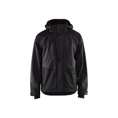 Blaklader 49881987 Workwear Shell Jacket Dark Grey/Black Main #colour_dark-grey-black