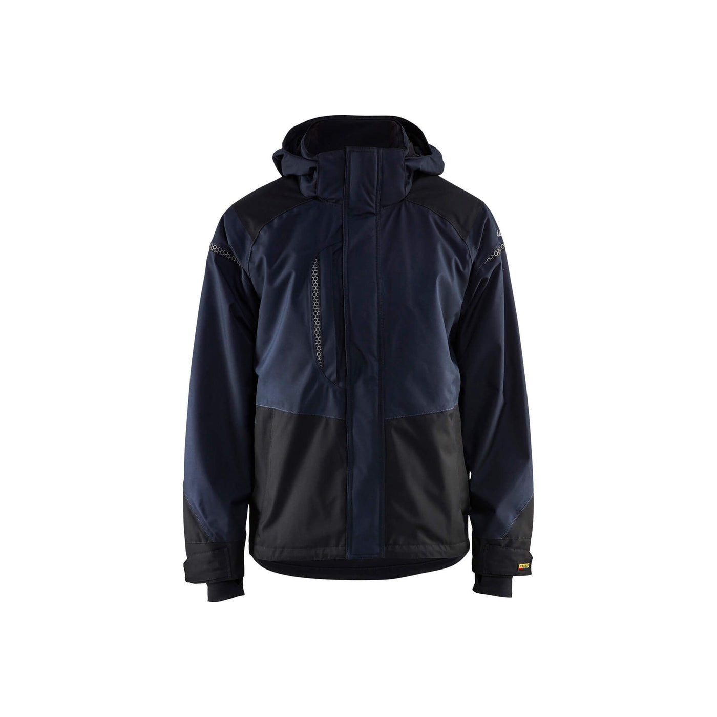 Blaklader 49881987 Workwear Shell Jacket Dark Navy Blue/Black Main #colour_dark-navy-black