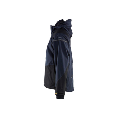 Blaklader 49881987 Workwear Shell Jacket Dark Navy Blue/Black Left #colour_dark-navy-black