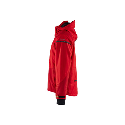 Blaklader 49881987 Workwear Shell Jacket Red/Dark Red Left #colour_red-dark-red