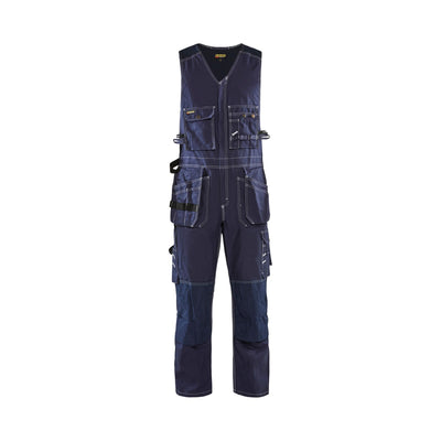 Blaklader 26501370 Workwear Sleeveless Overalls Navy Blue Main #colour_navy-blue