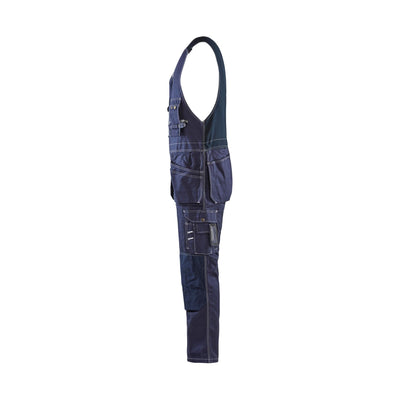 Blaklader 26501370 Workwear Sleeveless Overalls Navy Blue Left #colour_navy-blue