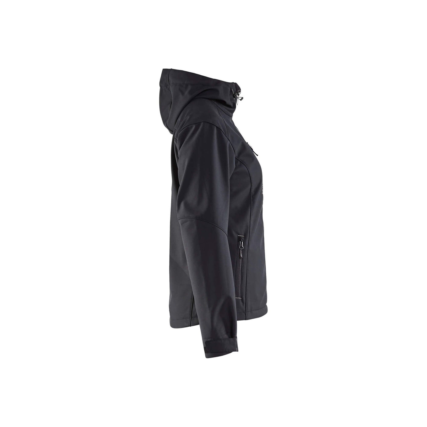 Blaklader 49192517 Workwear Softshell Jacket Black/Silver Right #colour_black-silver