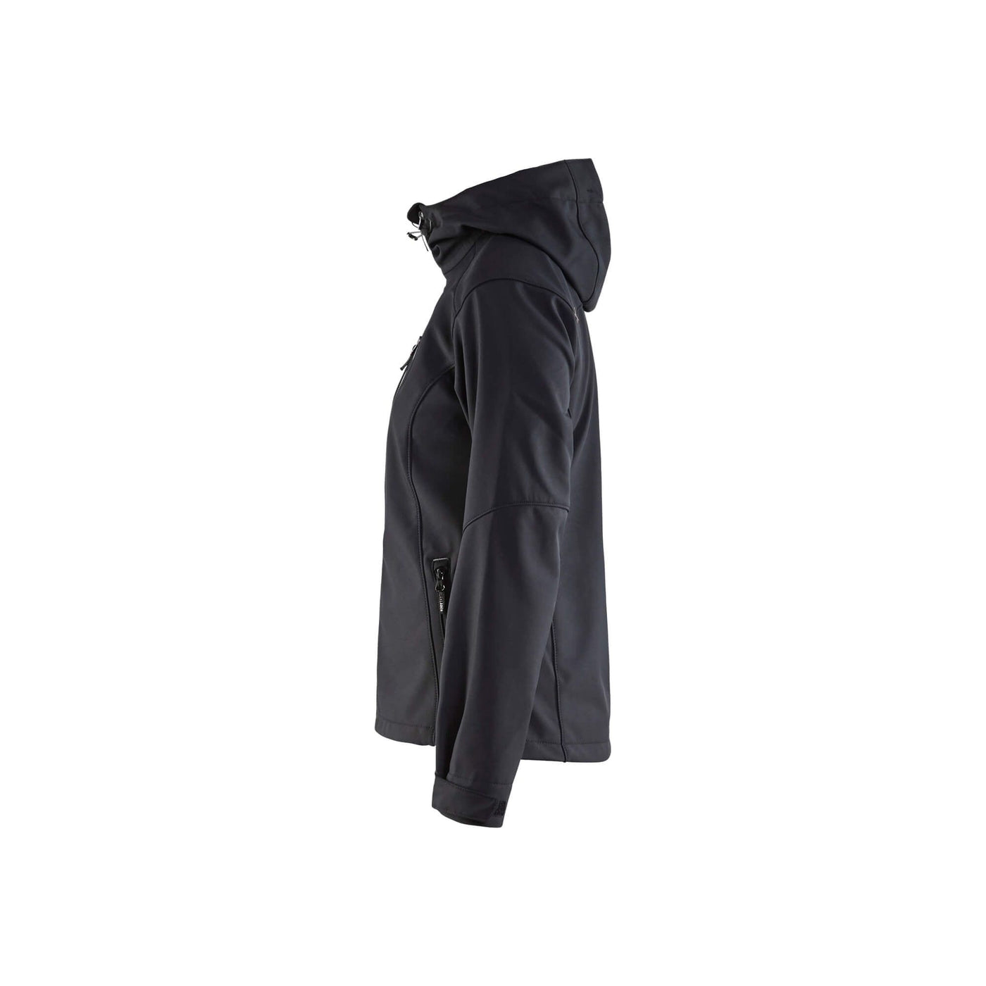 Blaklader 49192517 Workwear Softshell Jacket Black/Silver Left #colour_black-silver
