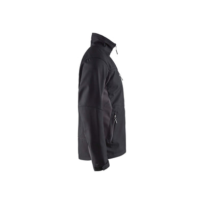 Blaklader 49502516 Workwear Softshell Jacket Black/Dark Grey Right #colour_black-dark-grey