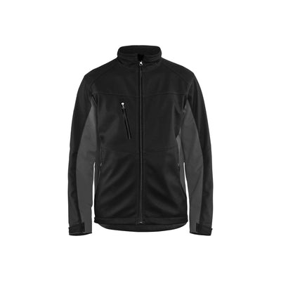 Blaklader 49502516 Workwear Softshell Jacket Black/Grey Main #colour_black-grey