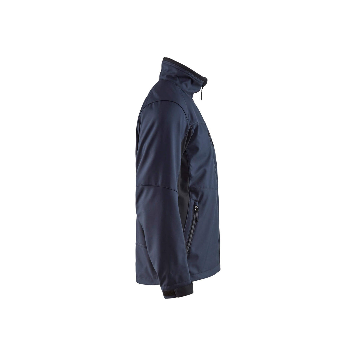 Blaklader 49502516 Workwear Softshell Jacket Dark Navy Blue/Black Right #colour_dark-navy-black