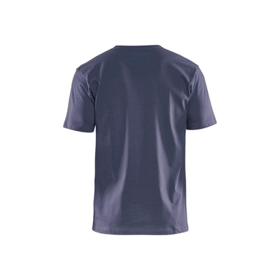 Blaklader 33001030 Workwear T Shirt Grey Rear #colour_grey