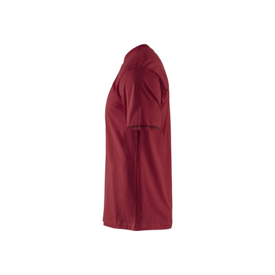 Blaklader 33001030 Workwear T Shirt Wine Red Left #colour_wine-red