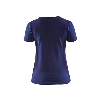 Blaklader 33041029 Workwear T Shirt Navy Blue Rear #colour_navy-blue