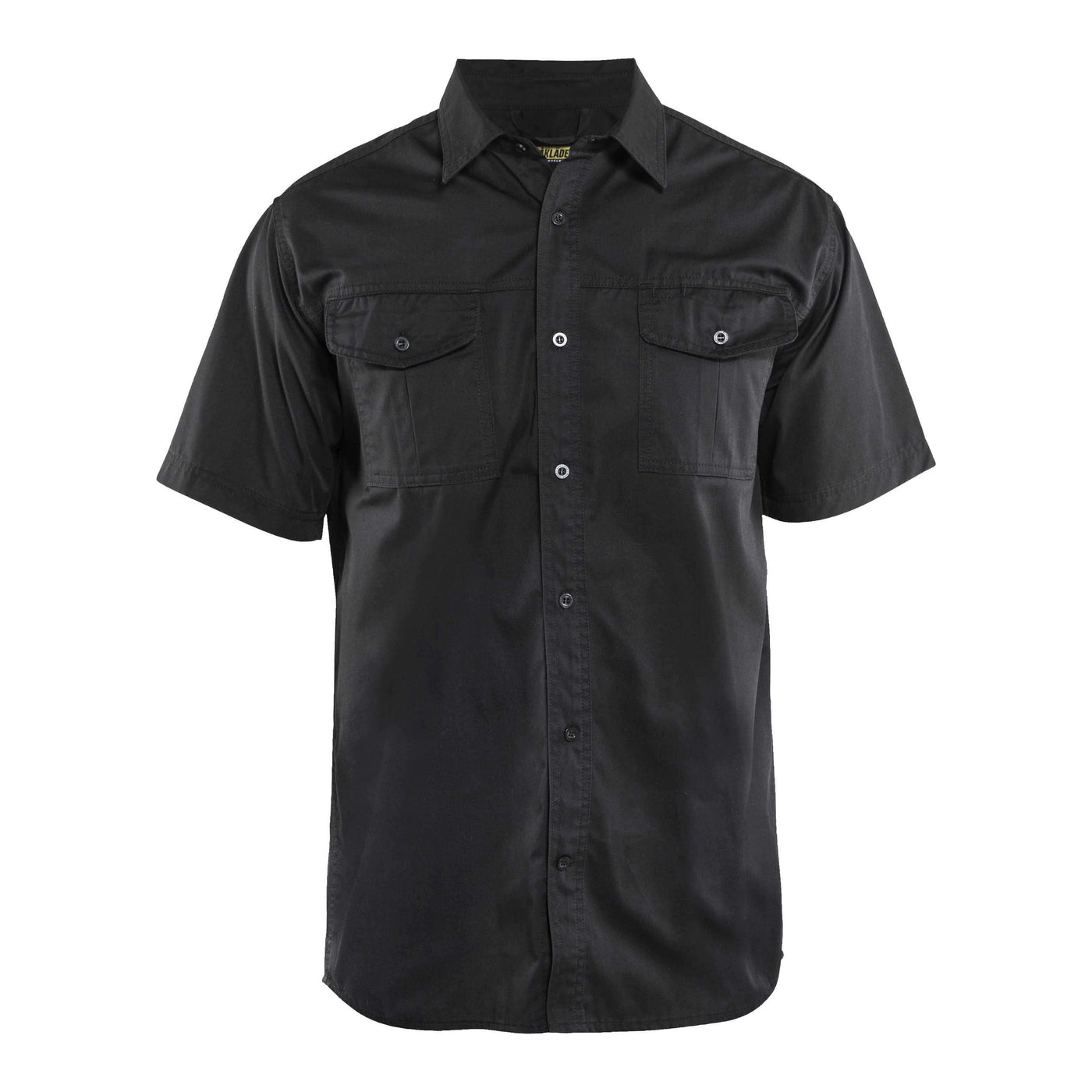 Blaklader 32961190 Workwear Twill Shirt Black Main #colour_black