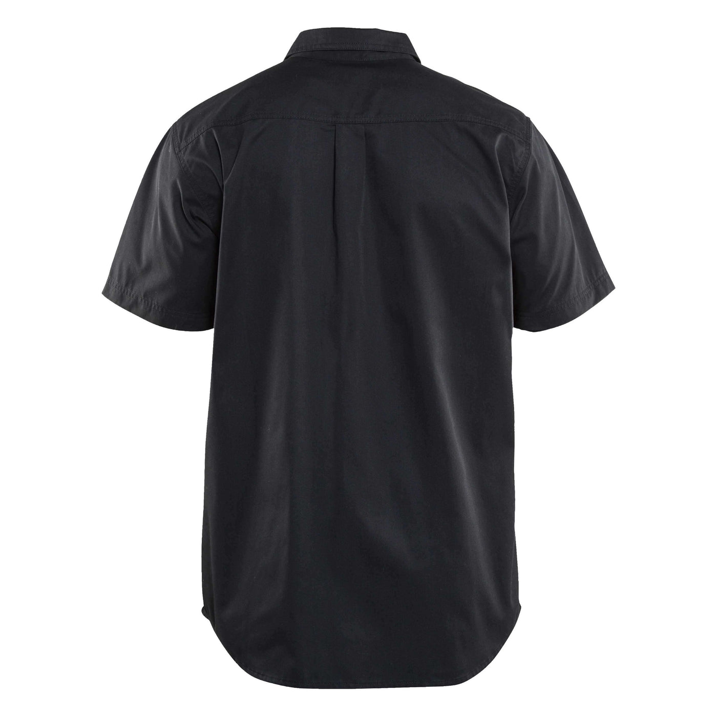 Blaklader 32961190 Workwear Twill Shirt Black Rear #colour_black