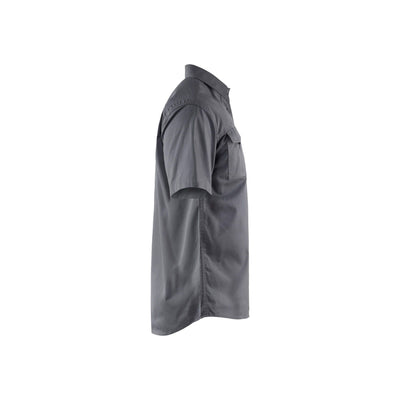 Blaklader 32961190 Workwear Twill Shirt Grey Right #colour_grey