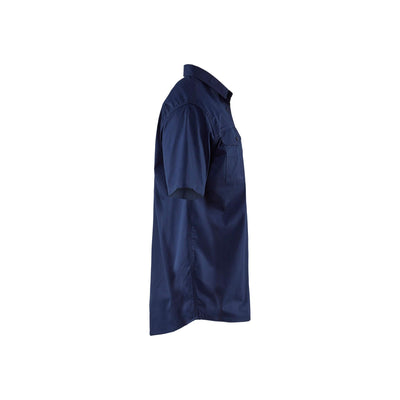 Blaklader 32961190 Workwear Twill Shirt Navy Blue Right #colour_navy-blue