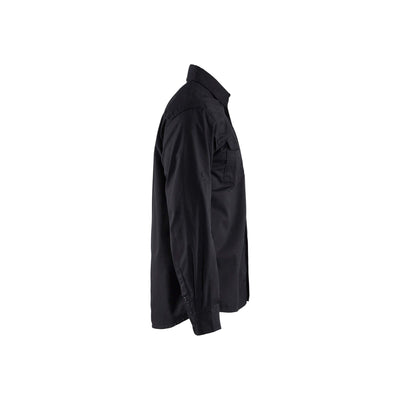 Blaklader 32981190 Workwear Twill Shirt Black Right #colour_black
