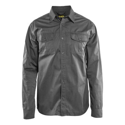 Blaklader 32981190 Workwear Twill Shirt Grey Main #colour_grey