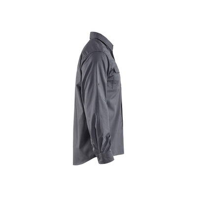 Blaklader 32981190 Workwear Twill Shirt Grey Right #colour_grey