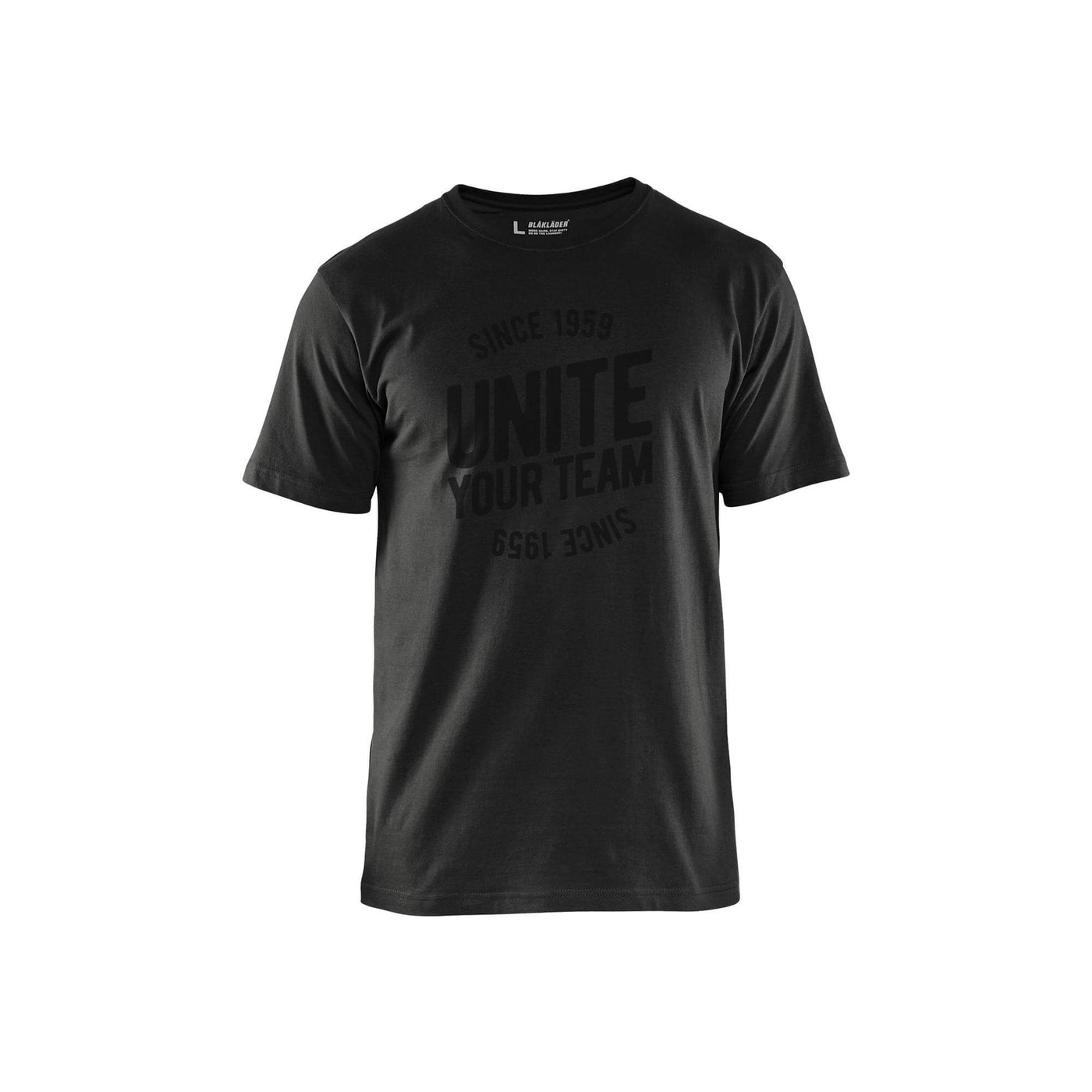 Blaklader 91971042 Workwear Unite T-Shirt Black Main #colour_black