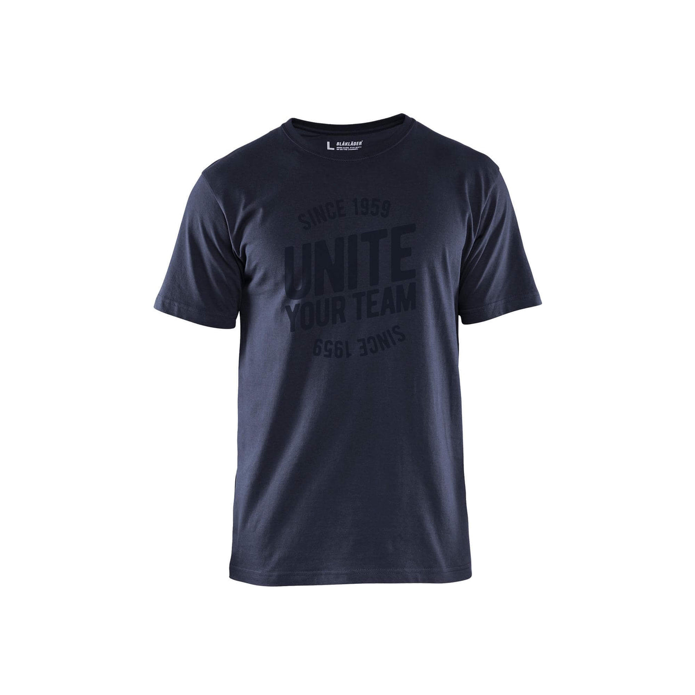 Blaklader 91971042 Workwear Unite T-Shirt Dark Navy Blue Main #colour_dark-navy-blue
